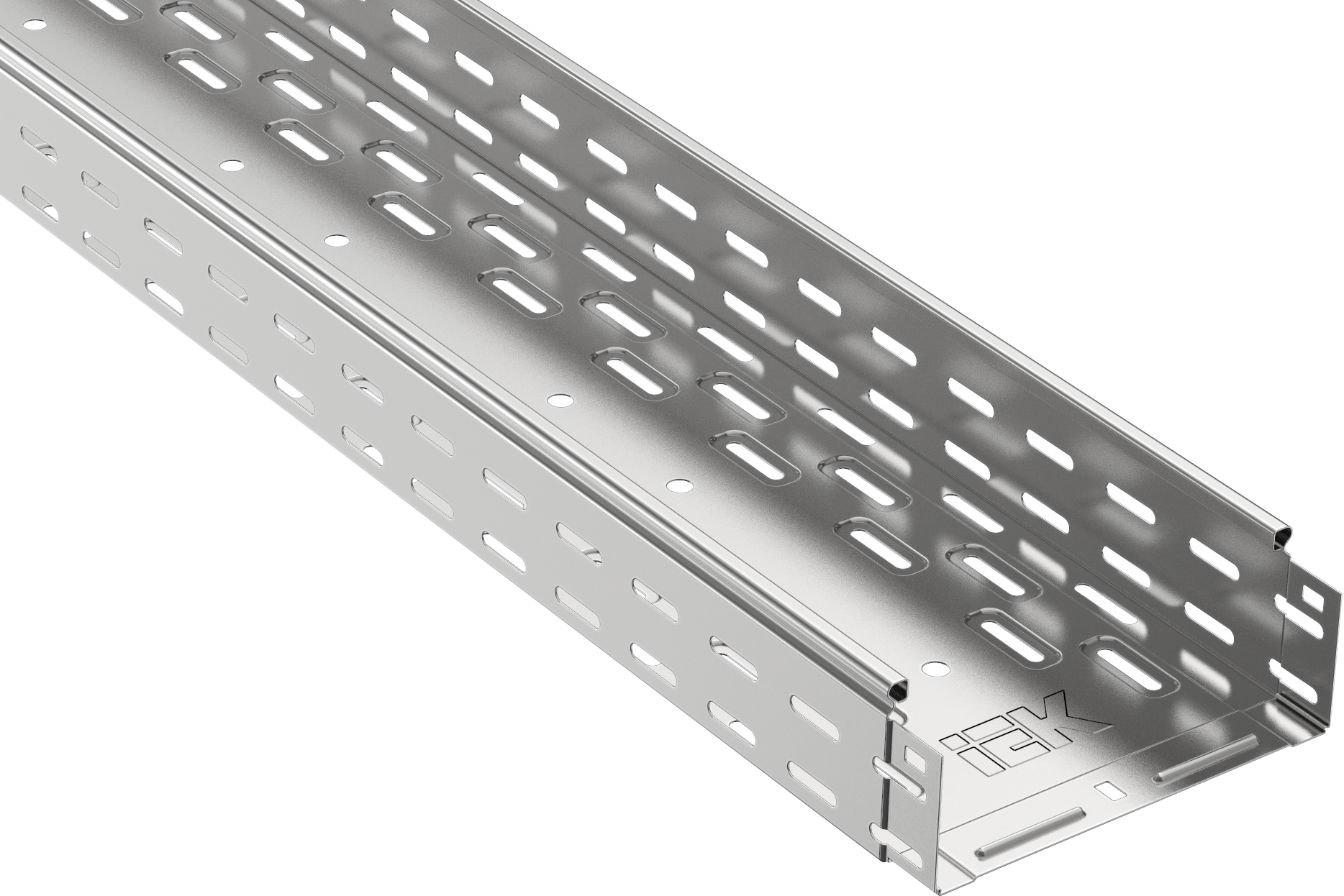 Лоток перфорований 60х200х3000 0,7 IEK (з)