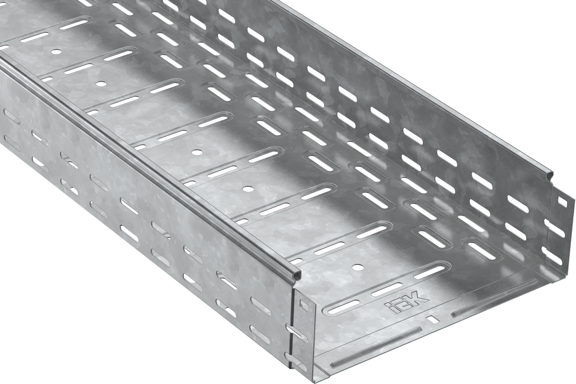 Лоток перфорований 100х200х3000 0,8 IEK HDZ (з)