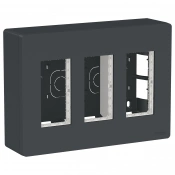 Блок открытой установки 3х2, антрацит, Unica System+ img