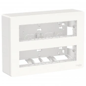 Блок открытой установки 2х4, антибактериальный, Unica System+ img
