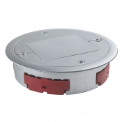 Напольный круглый лючок под мини-колонну OptiLine 45 img
